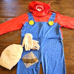 Like new kid's Mario costume